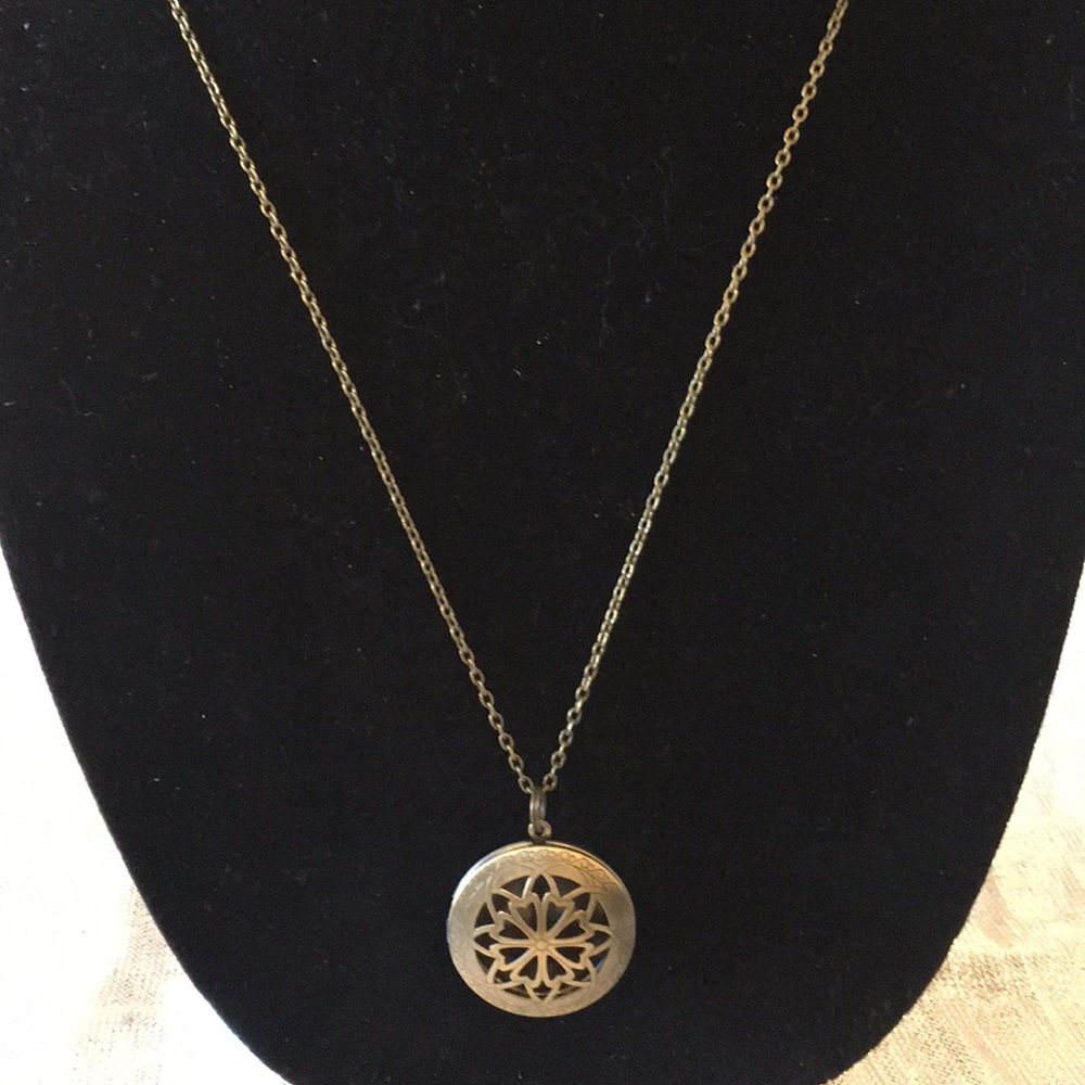 Aromatherapy essential oils diffuser necklace
